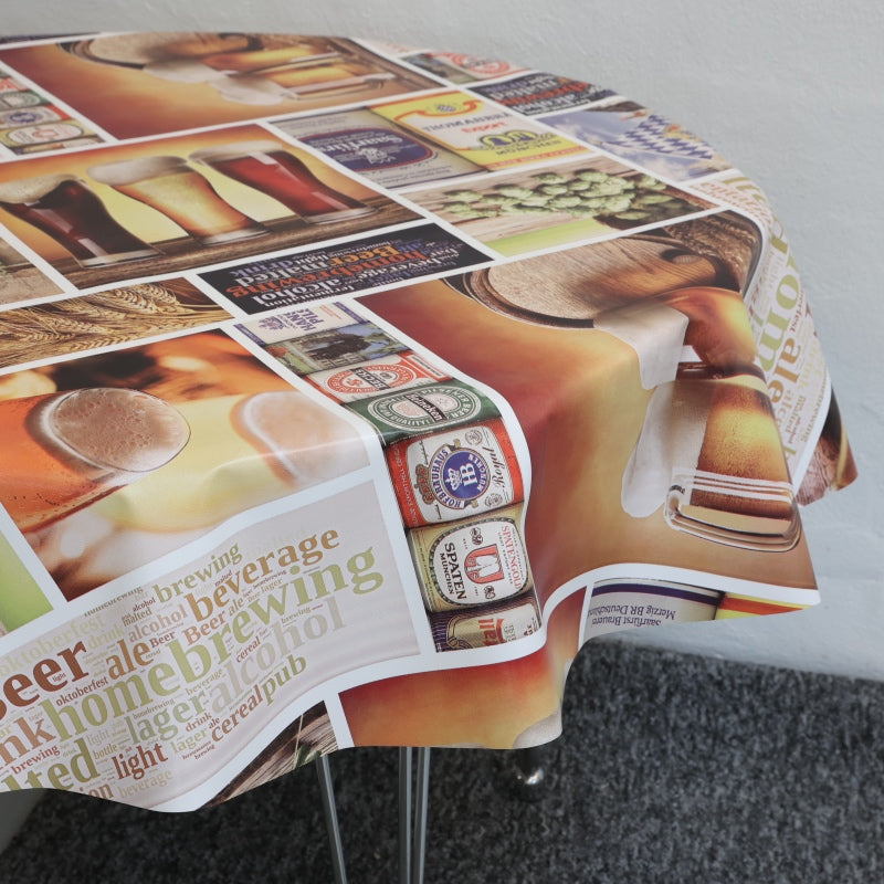 Rund voksdug Ø 138 cm r-lok53-6