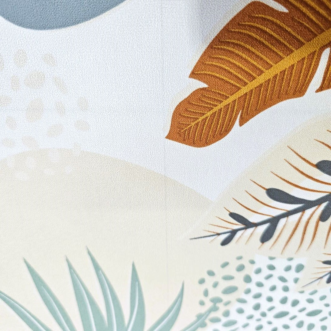 2. SORTERING - Textilia Plantania Multico - Voksdug med forskellige blade