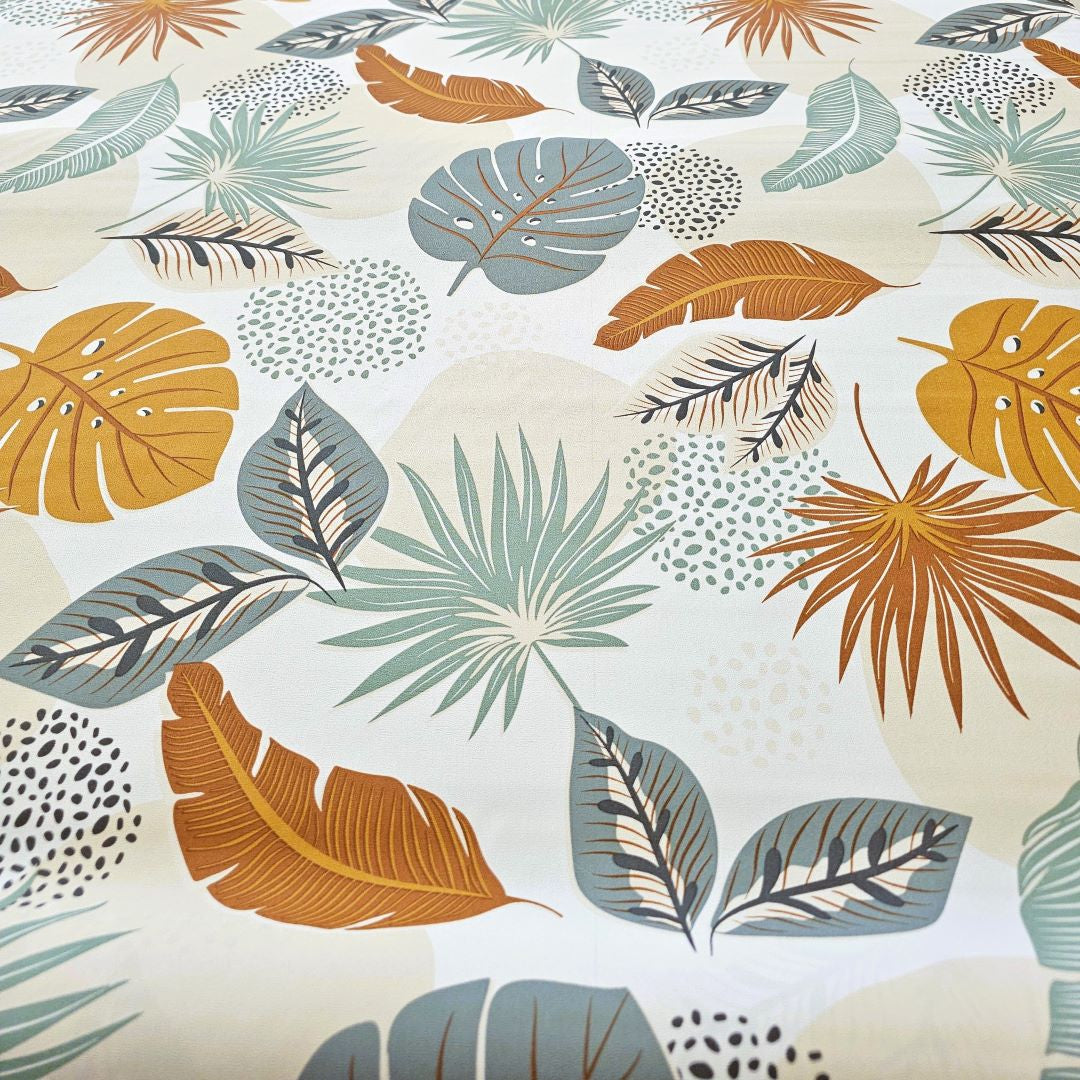 2. SORTERING - Textilia Plantania Multico - Voksdug med forskellige blade