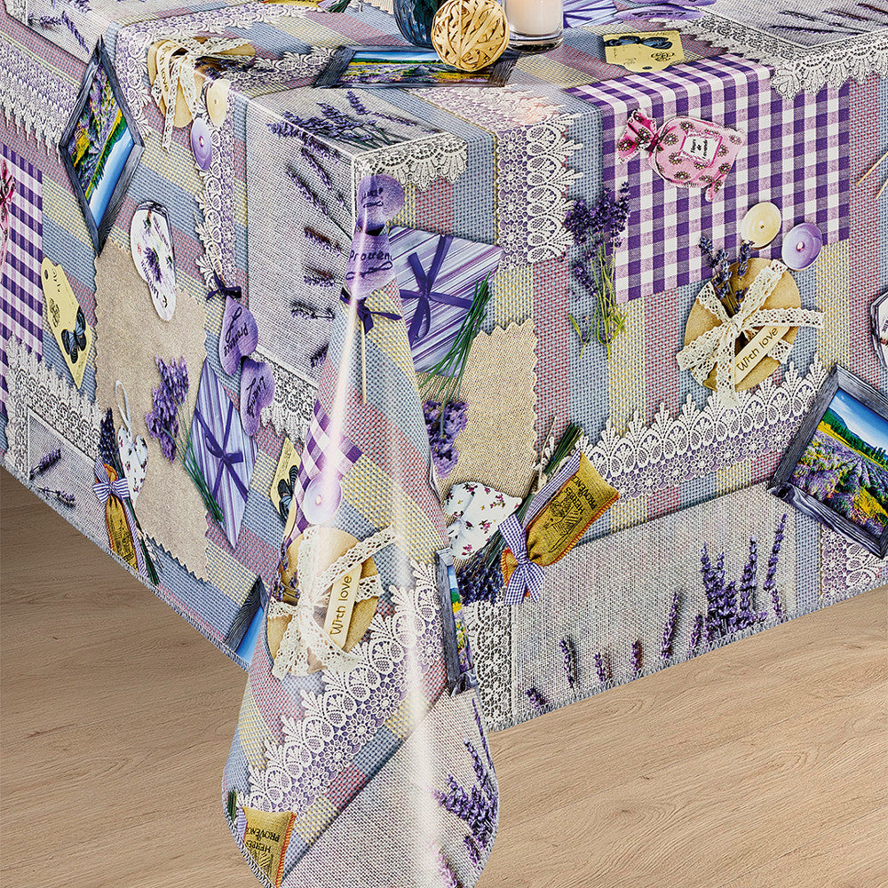 Franske lavendler - Voksdug med alt hvad der hører sig til i Provence