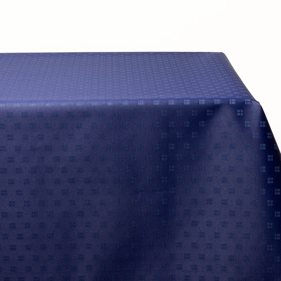 Dannebrog Koboltblå - Elegant og festlig akryldug med antiskrid