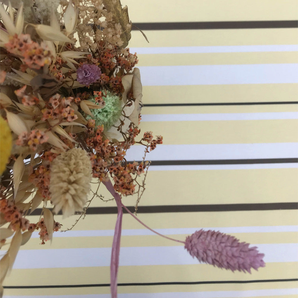 Heno Stripe - Striber, Gul - akryldug med antiskrid