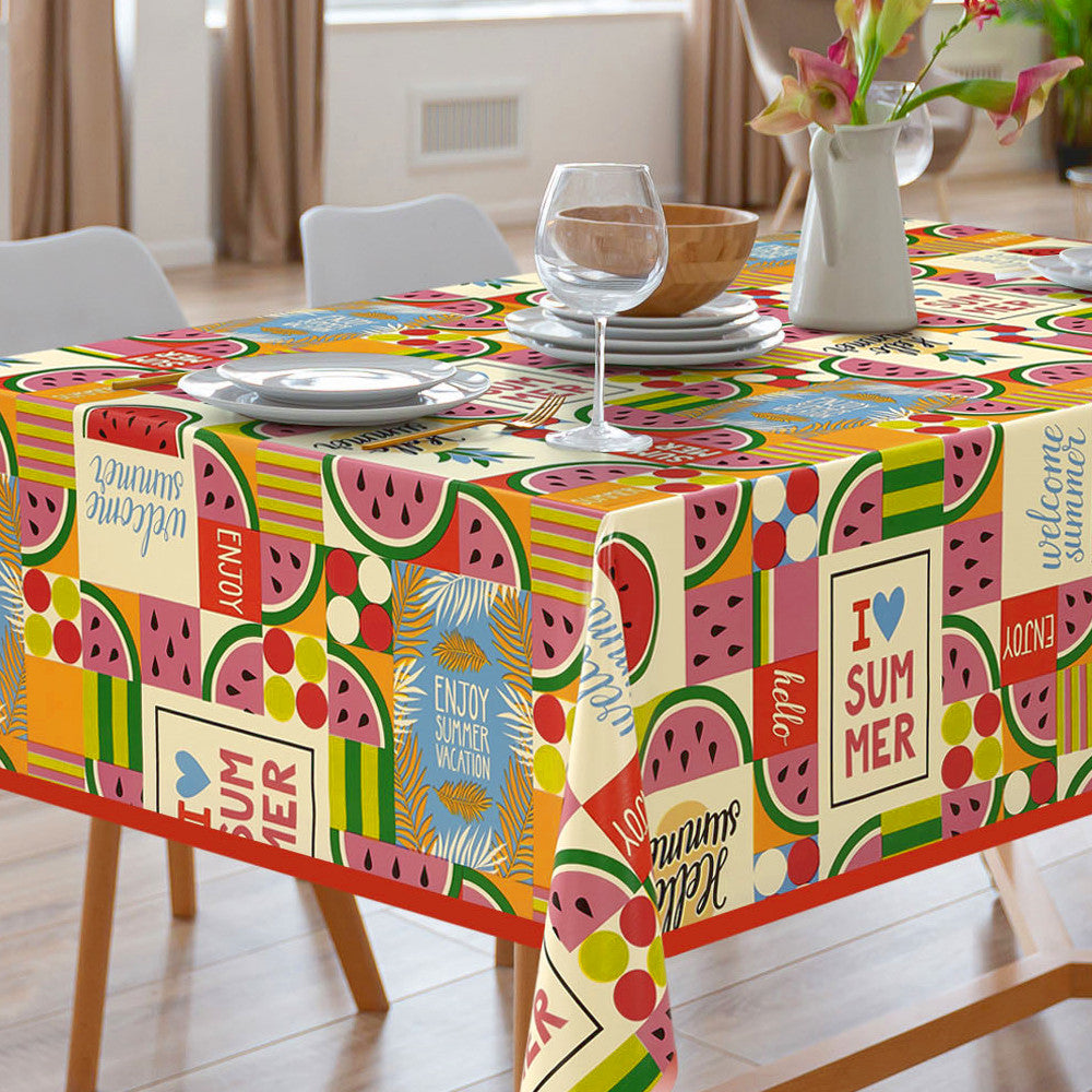 Vild med sommer- Voksdug med skøn sommerstemning