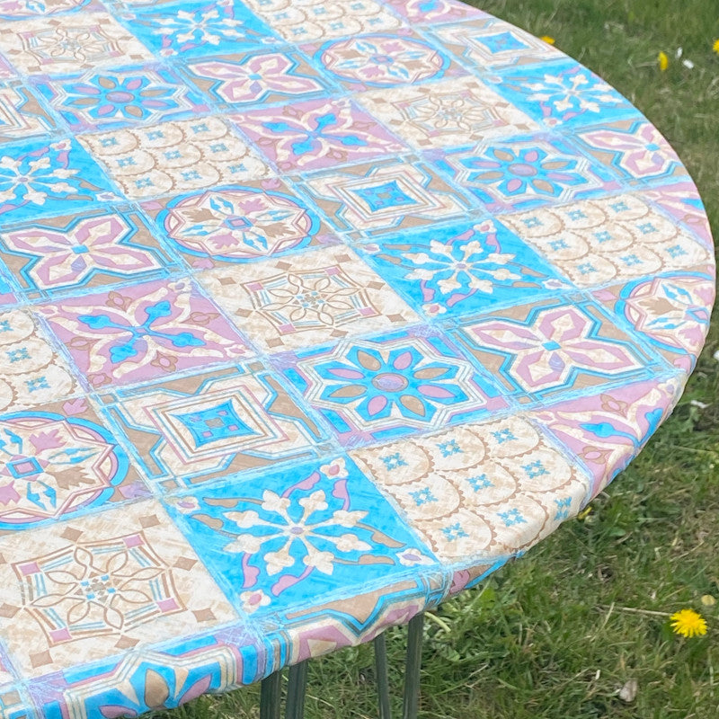 Skønne Kakler Lyserød - Rund voksdug med elastik