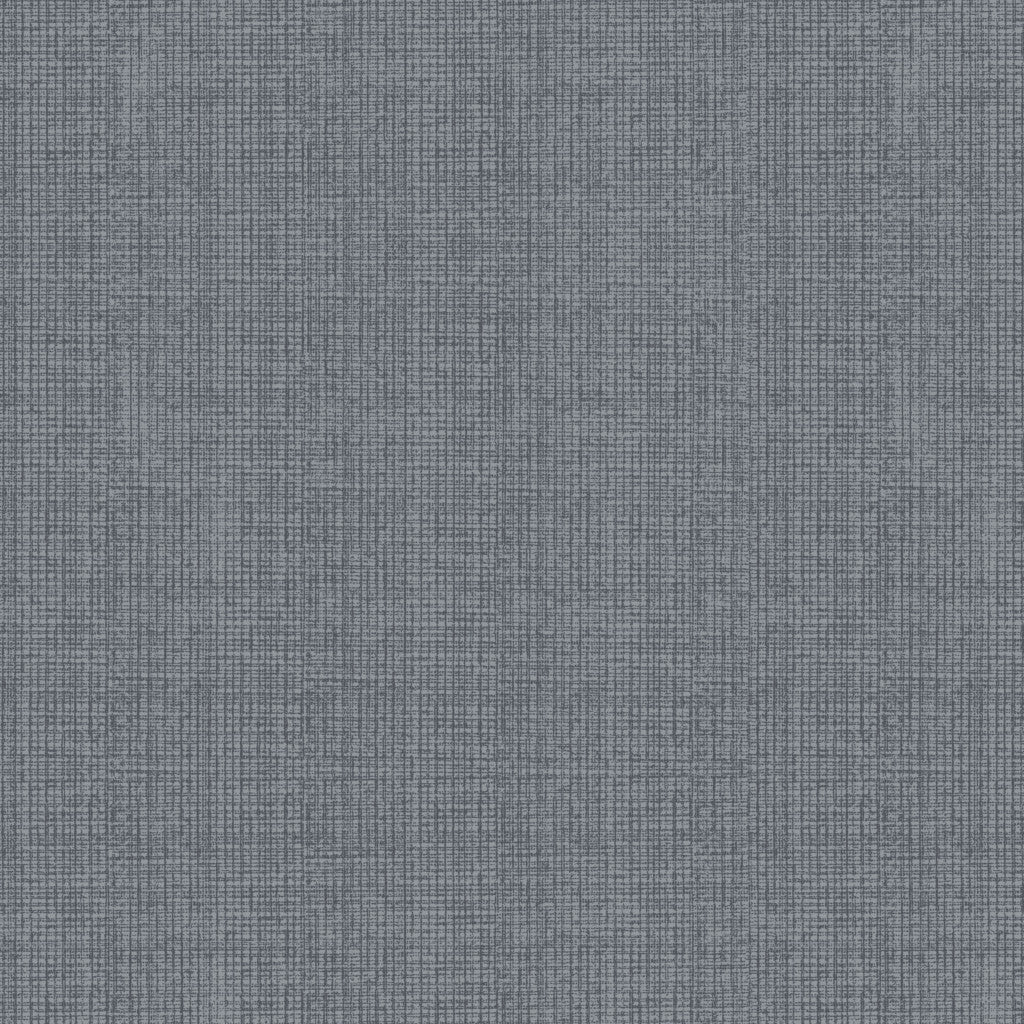 Classic Antracit - Ensfarvet voksdug med hørlook