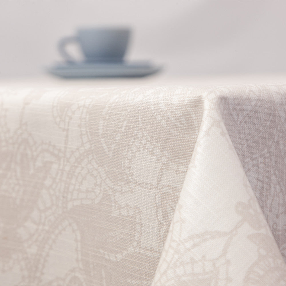 Milo Natur - Akryldug i 100% bomuld med blomster mønster