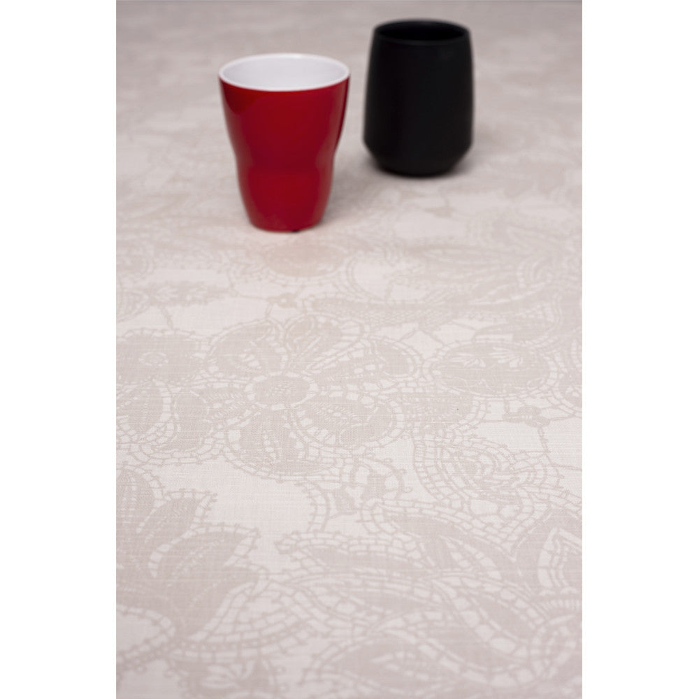 Milo Natur - Akryldug i 100% bomuld med blomster mønster