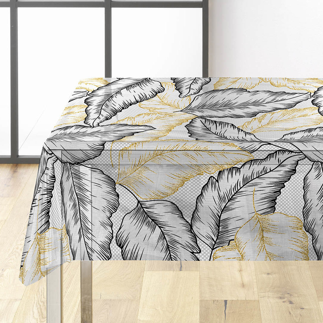 Arbena – Ekstra kraftig voksdug med metallic-print, hjørne