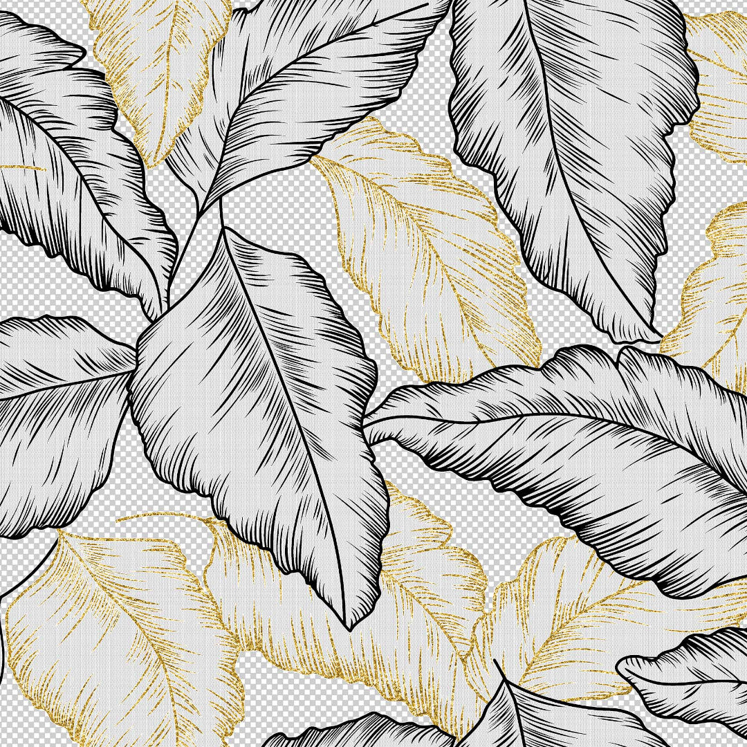 Arbena – Ekstra kraftig voksdug med metallic-print, mønster 1