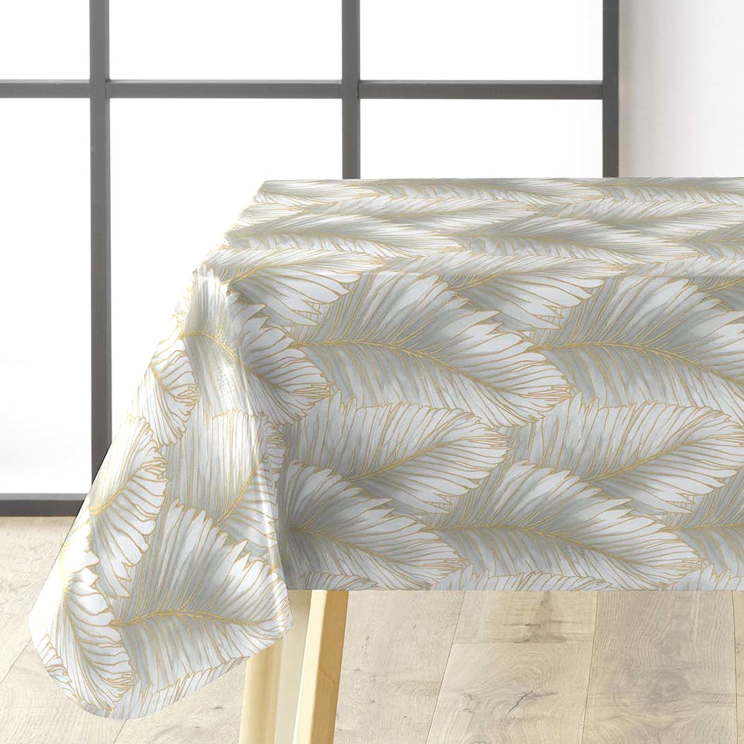 Betty Golden Palm - Elegant voksdug med gyldne palmeblade, hjørne