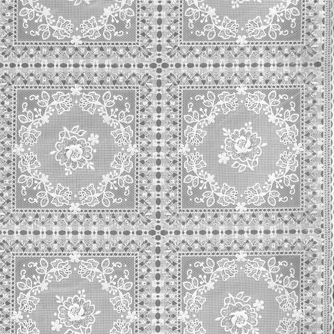Camille Lace Hvid – Klassisk hvid blondevoksdug