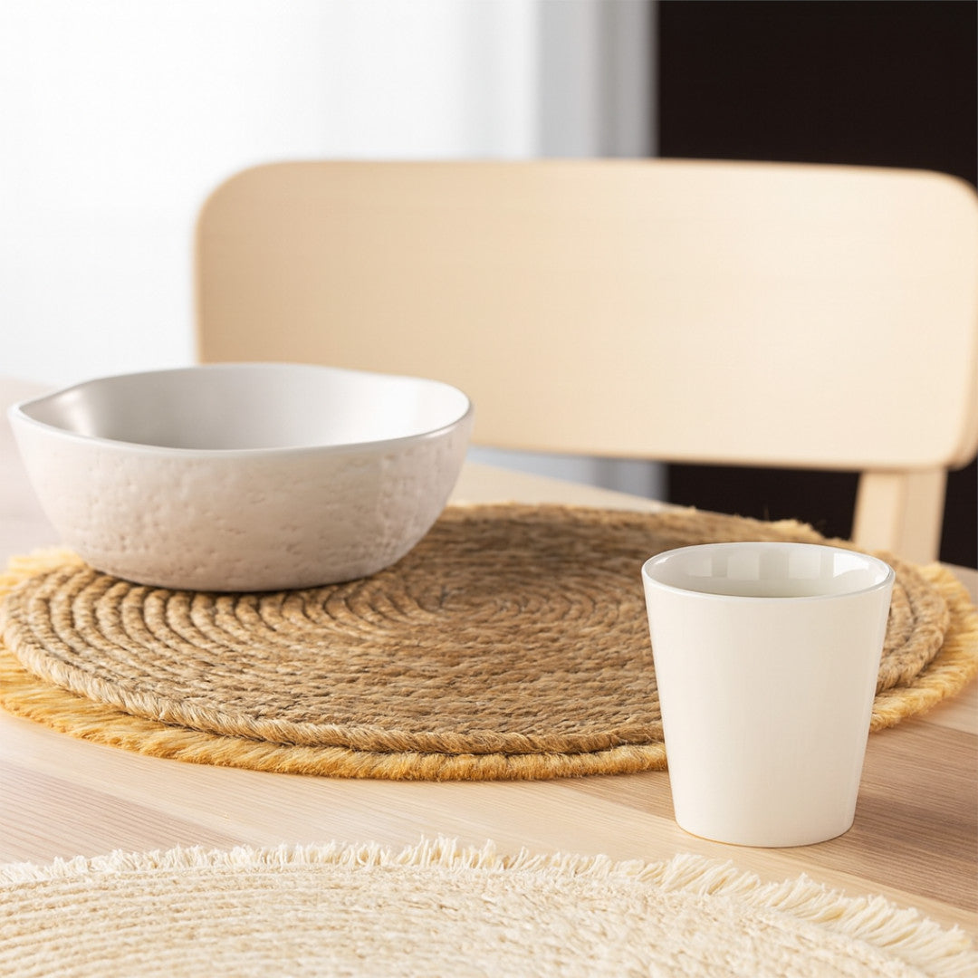 Cane Straw Oslo Natur - Rund dækkeserviet Ø 38 cm, miljø 2