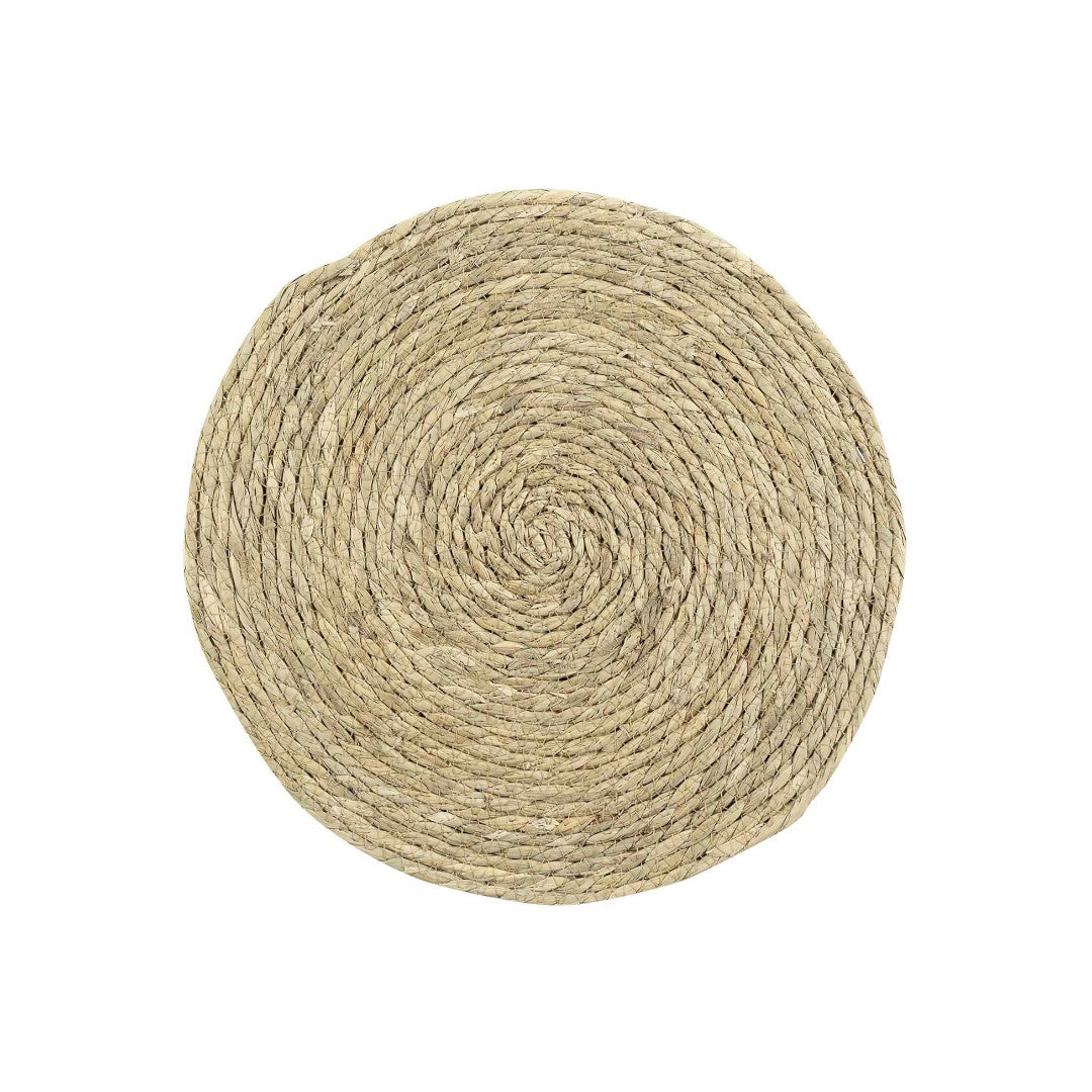 Cane Straw Pailleset Natur - Rund dækkeserviet Ø 38 cm