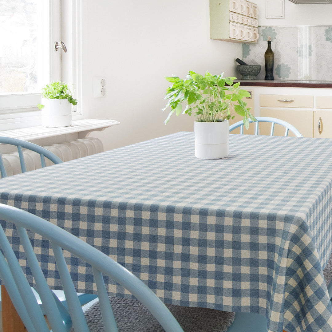 Careaux Blue – Ekstra kraftig voksdug med klassiske blå tern