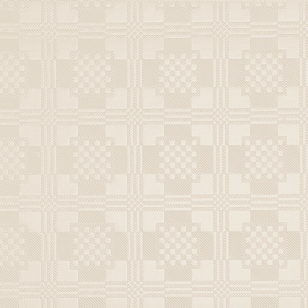 Champagne Damask - Elegant voksdug med klassisk damaskmønster i champagnefarve, mønster