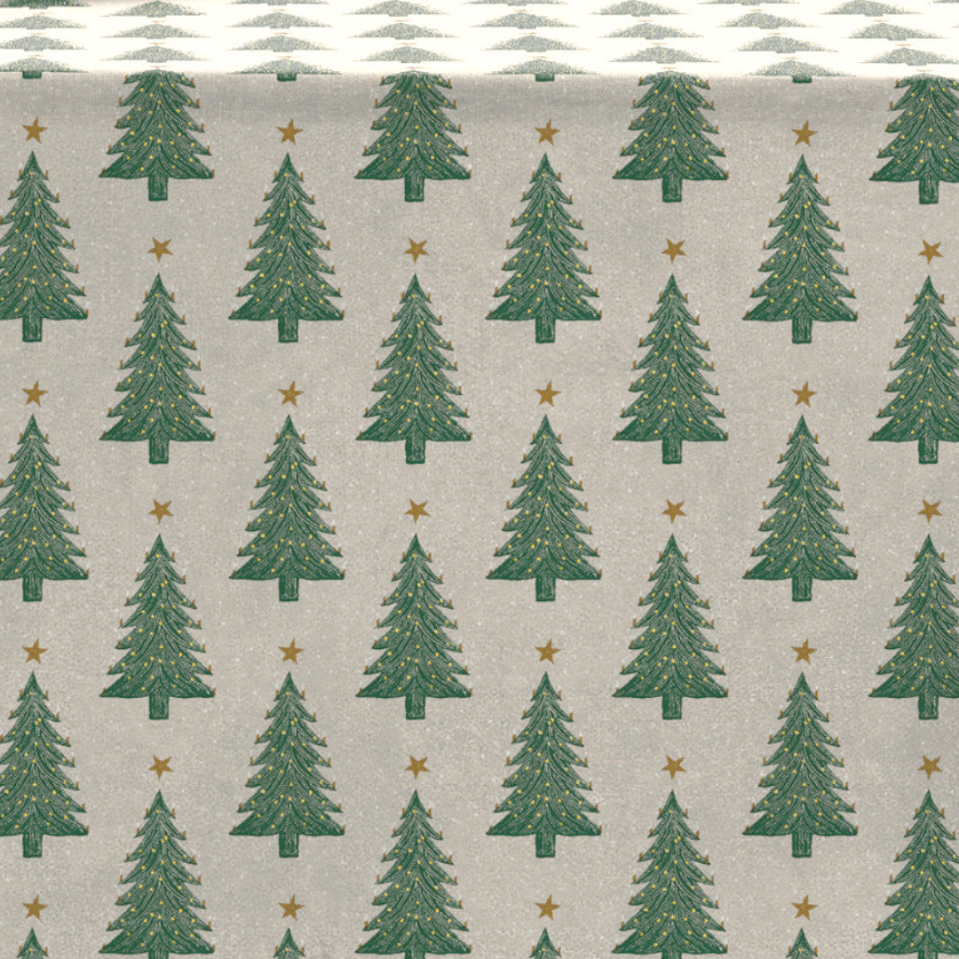 Christmas Trees - Södahl akryldug i 100% bomuld med antiskrid, mønster