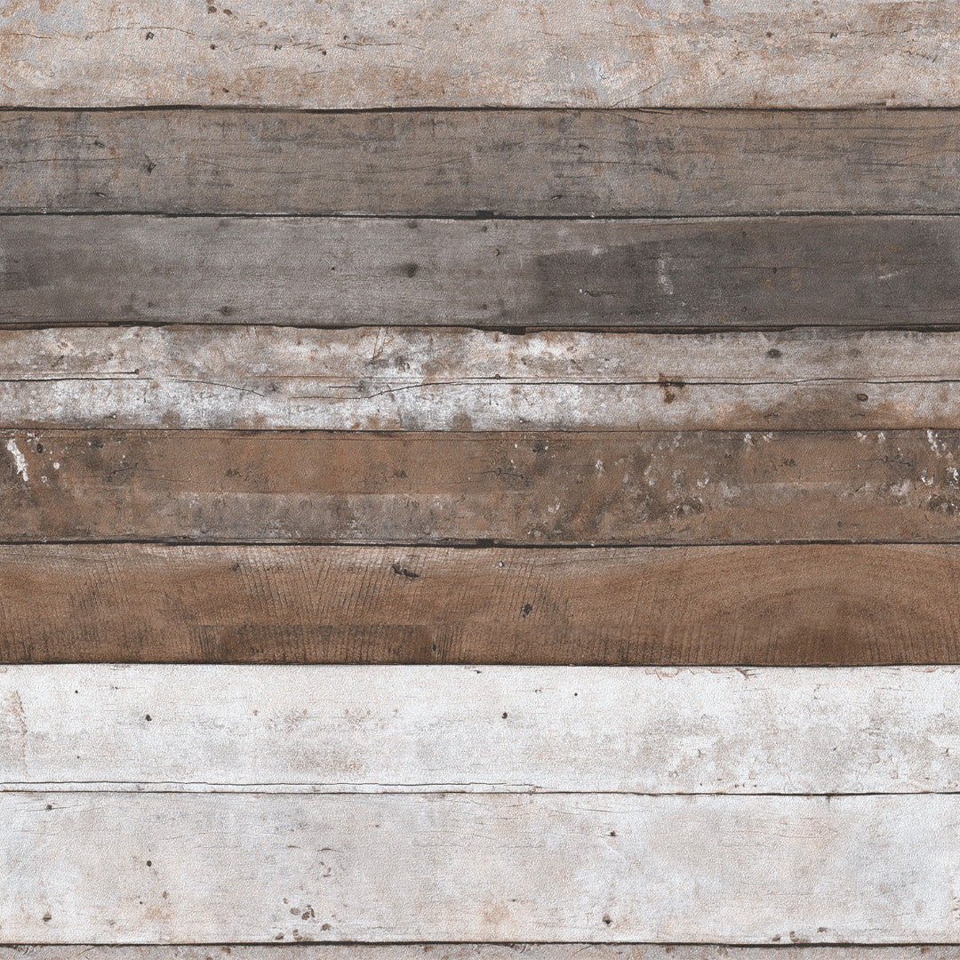 Cipres – Akryldug med trælook i varme og kølige nuancer, mønster