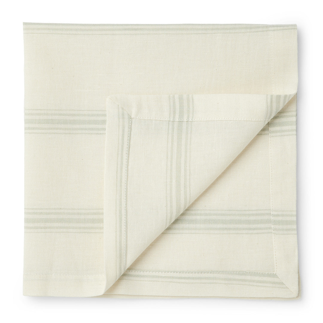 Compliments Dækkeserviet Brise, Grå/Grøn - 45 x 45 cm - 4 pak