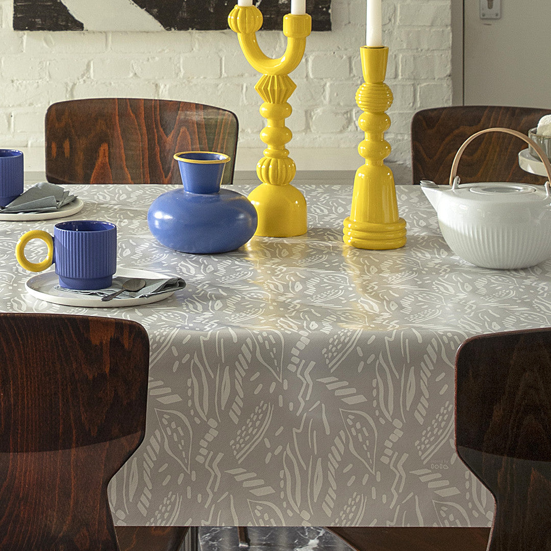 Dakarai Linen - Lola voksdug med eksotisk udtryk, opdækning