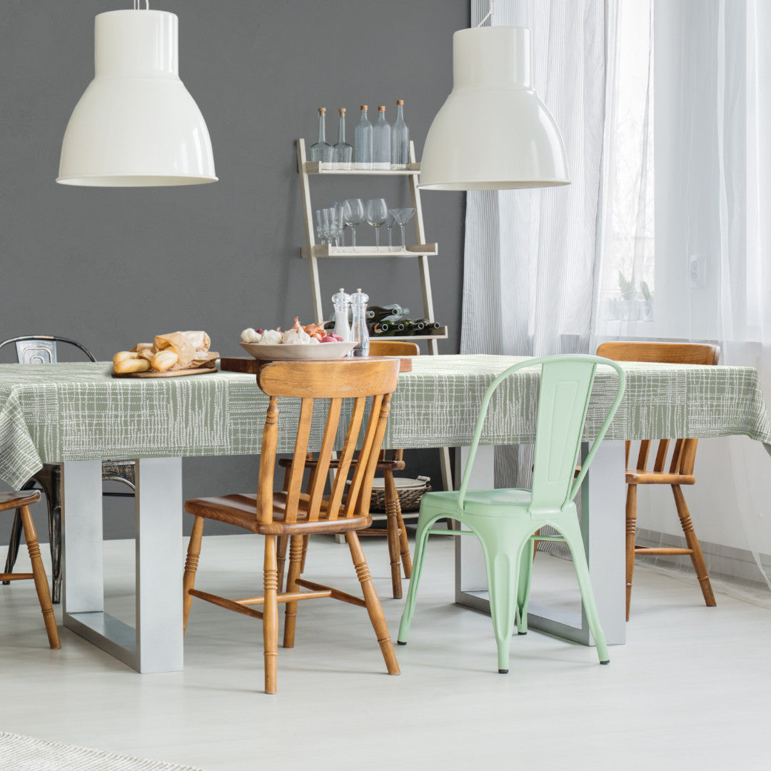 Dotsi – ekstra kraftig voksdug med prikket mønster, miljø 1