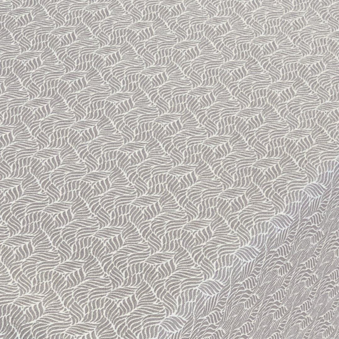 Estes Bølgeblad Sand - Akryldug med antiskrid, 160 cm bred, mønster