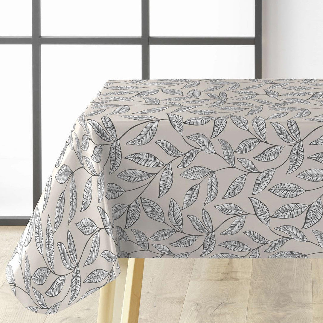 Evora Naturel - Voksdug med botanisk bladmønster