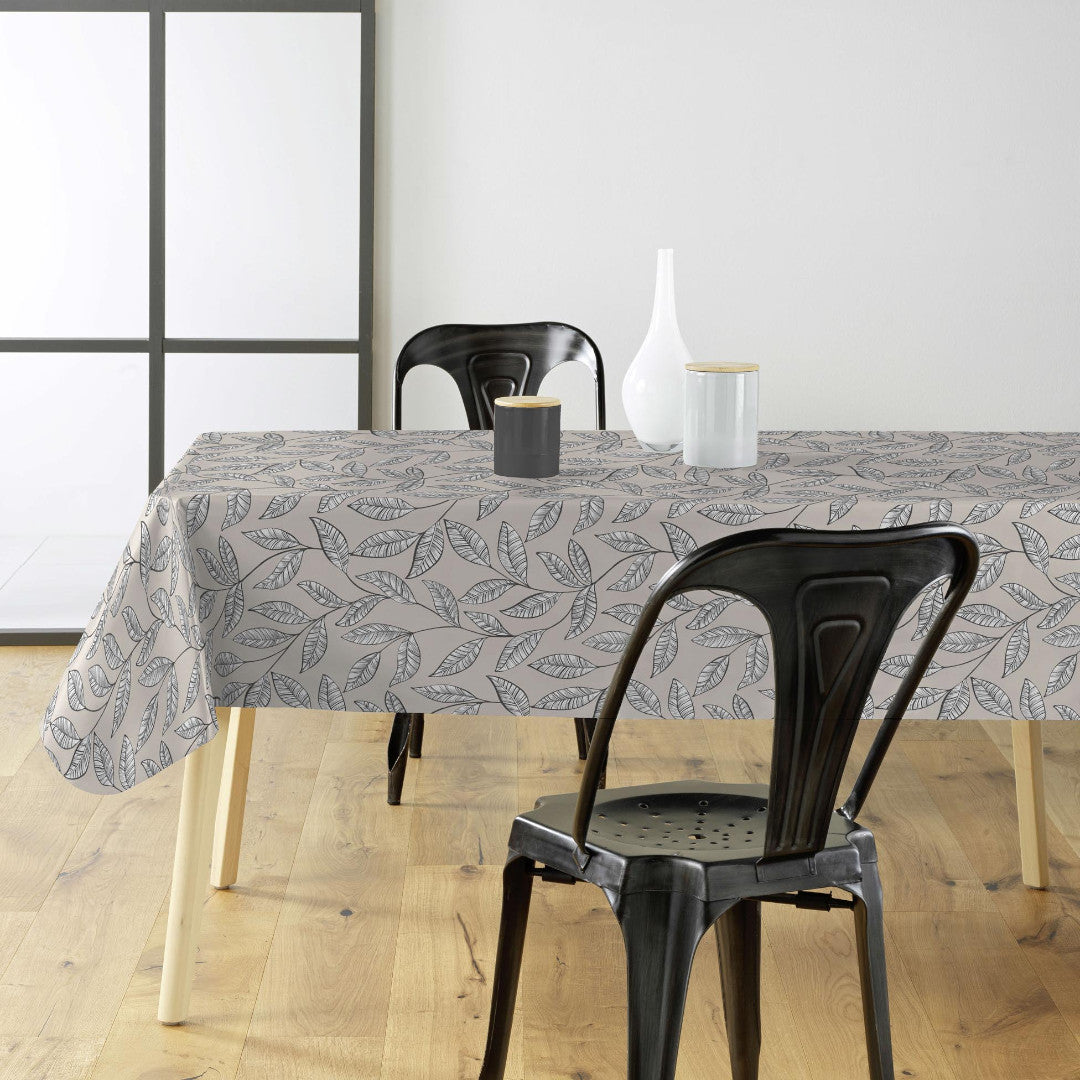 Evora Naturel - Voksdug med botanisk bladmønster, miljø