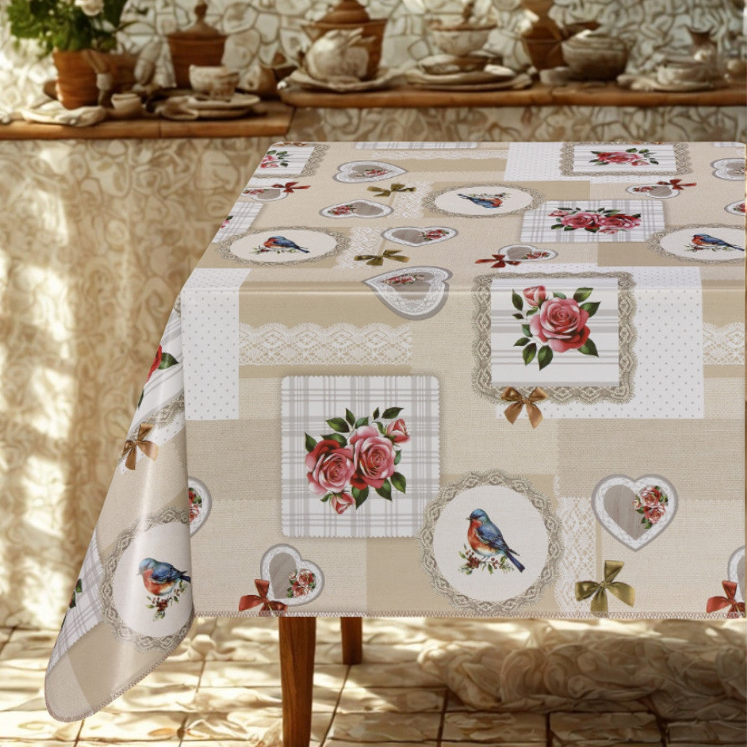 Fuglesang & Roser – Voksdug i nostalgisk stil, miljø