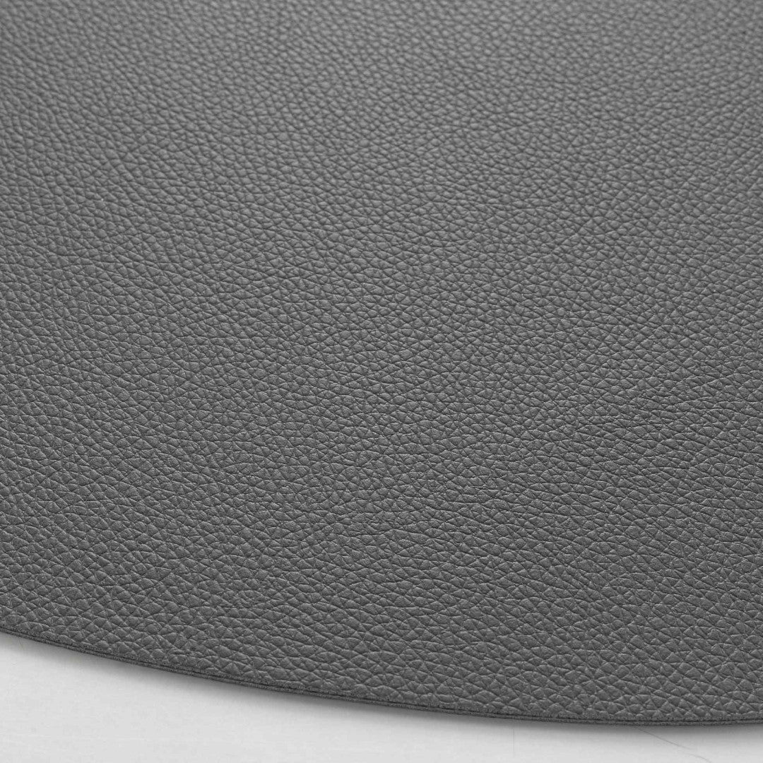 Galita Grå - Dækkeserviet i imiteret læder 37 x 45 cm vendbar