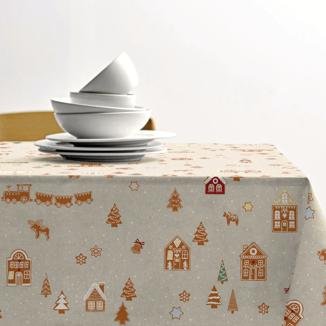 Gingerbread Juledug - Södahl akryldug i 100% bomuld med antiskrid