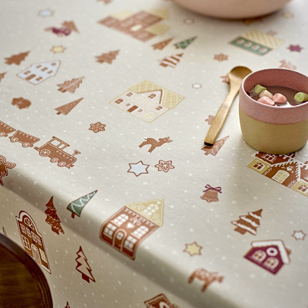 Gingerbread Juledug - Södahl akryldug i 100% bomuld med antiskrid, bord