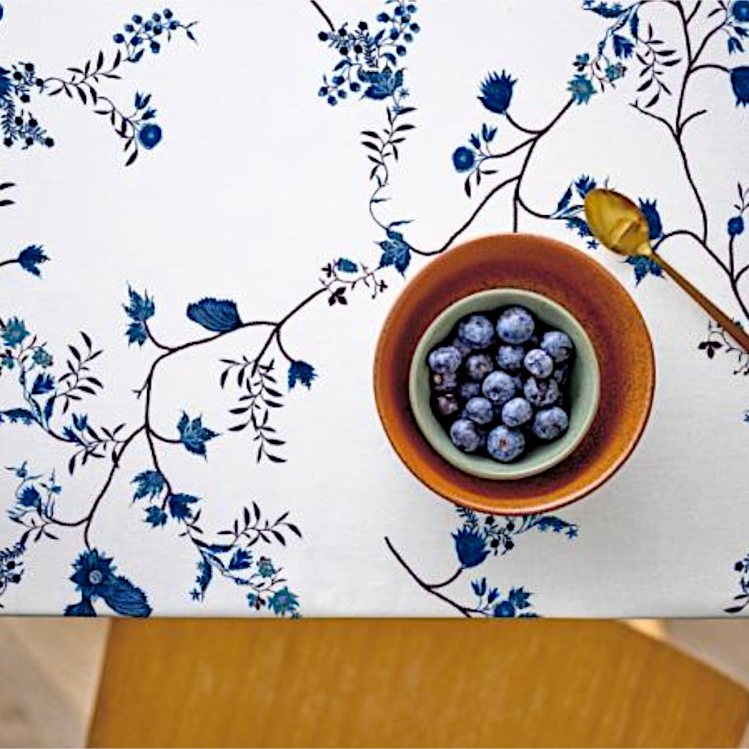 Grace Navy Blue - Södahl akryldug med antiskrid, bord