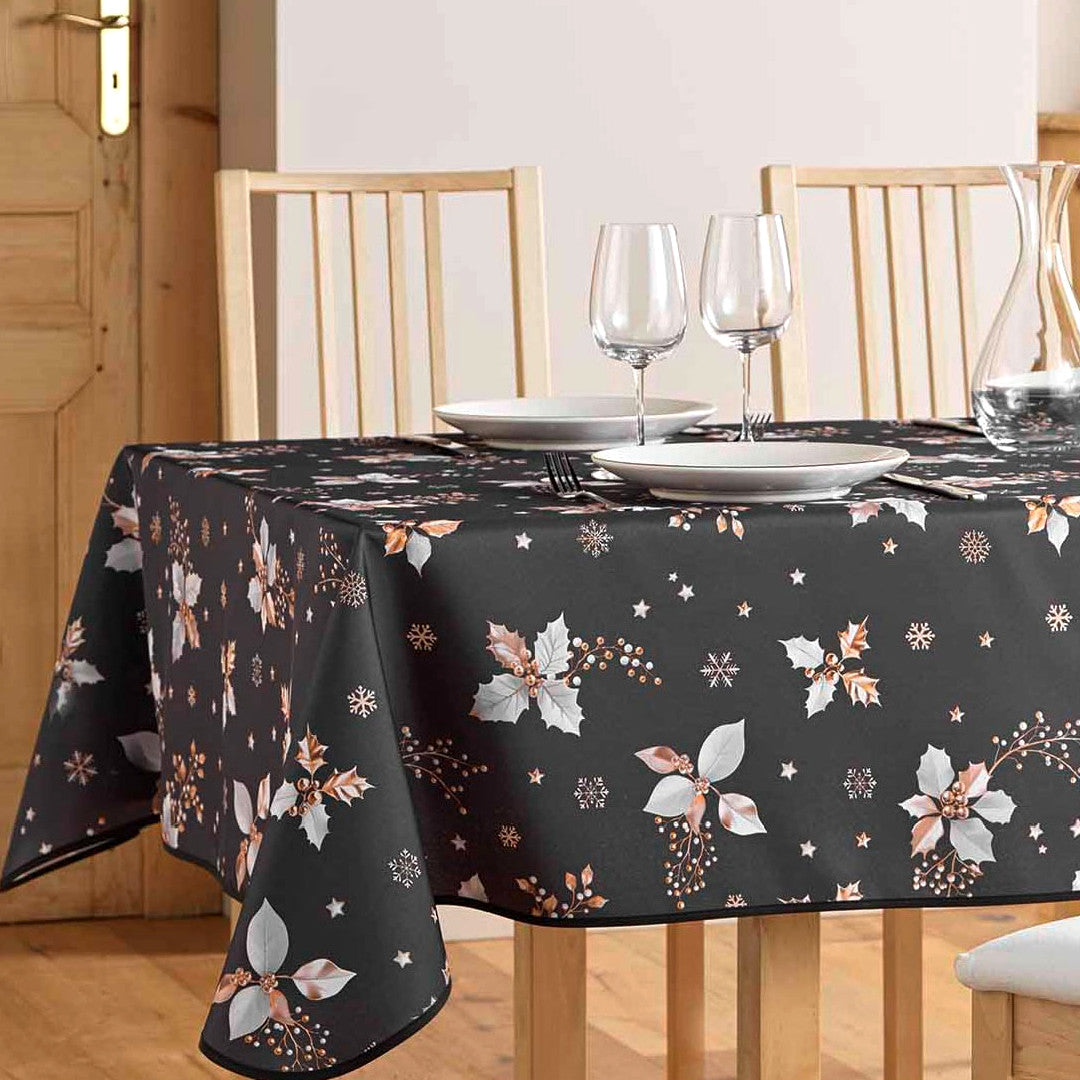 Guido Antracit - Juledug med kristtorn, 150 x 240 cm, miljø 1