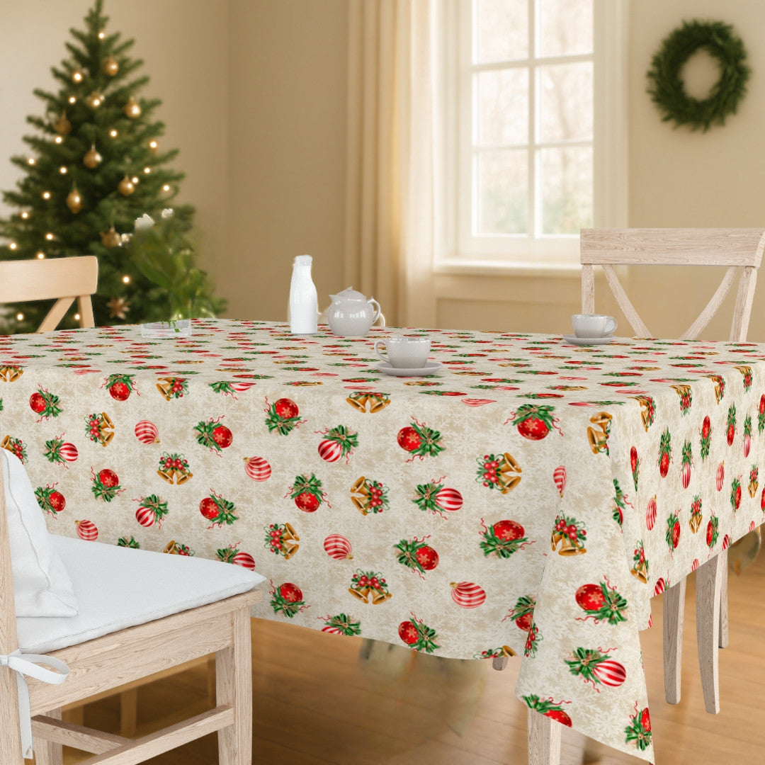 Juleklokke – Juleakryldug med julekugler, miljø