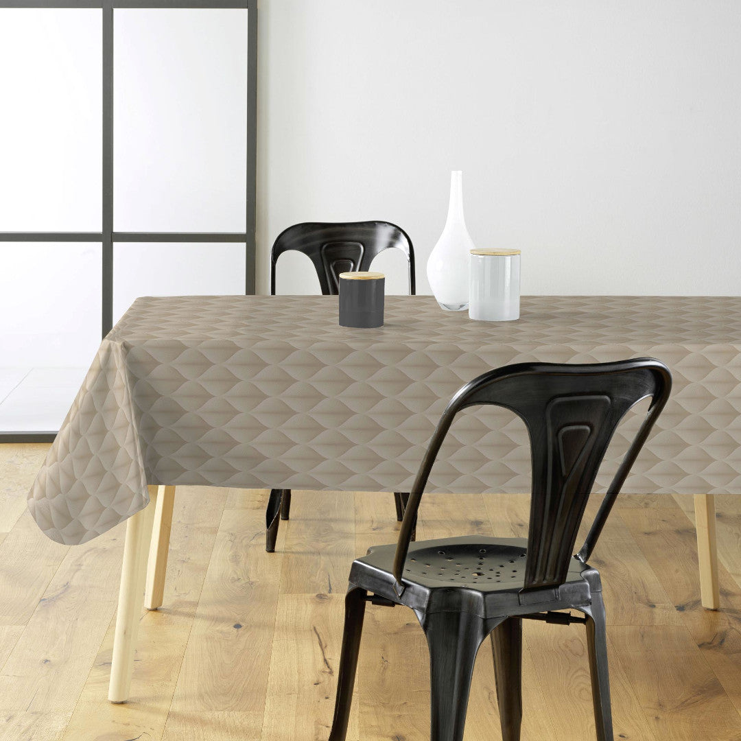 Kalini Luxury Natural - Voksdug med grafisk mønster i flot 3D-effekt, miljø