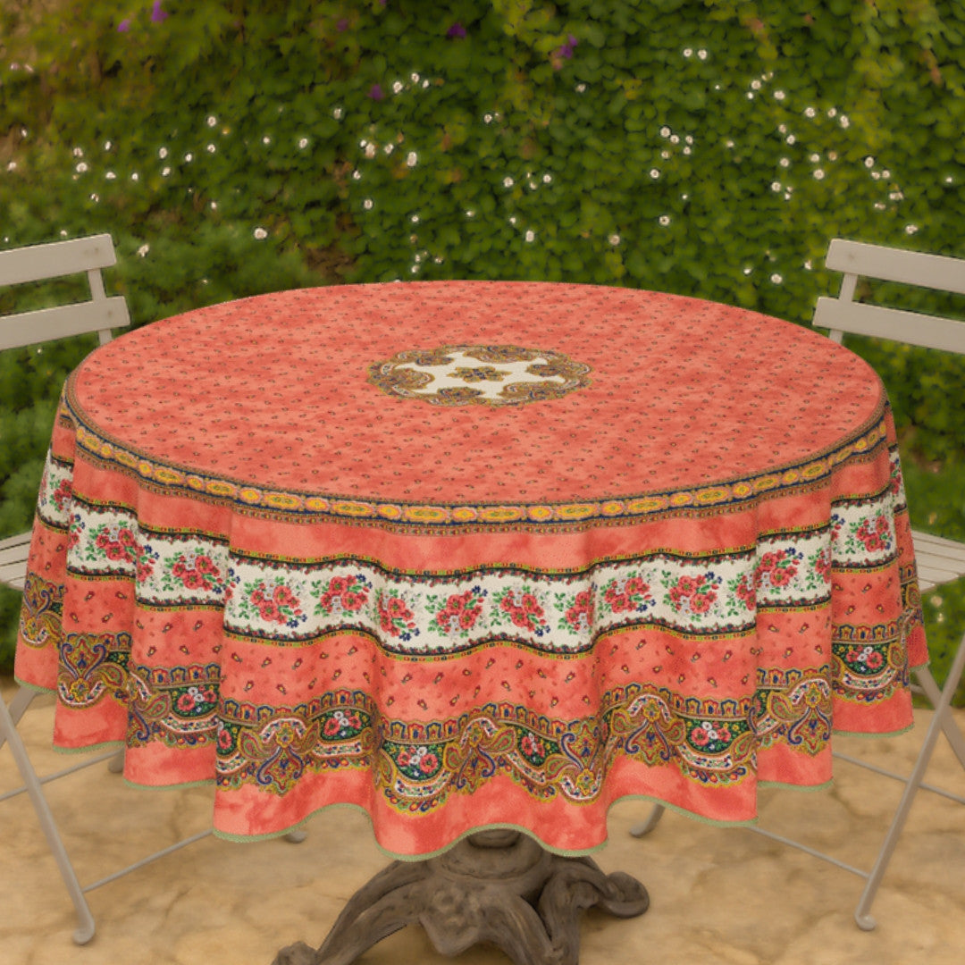 Marat d´Avignon Tradition Orange - Rund provencedug Ø 180