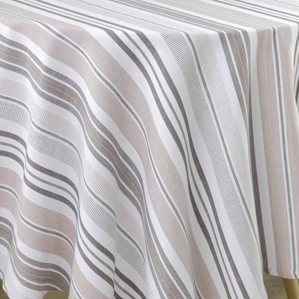 Melina Ø180 cm, rund dug i genanvendt bomuld, nærbillede