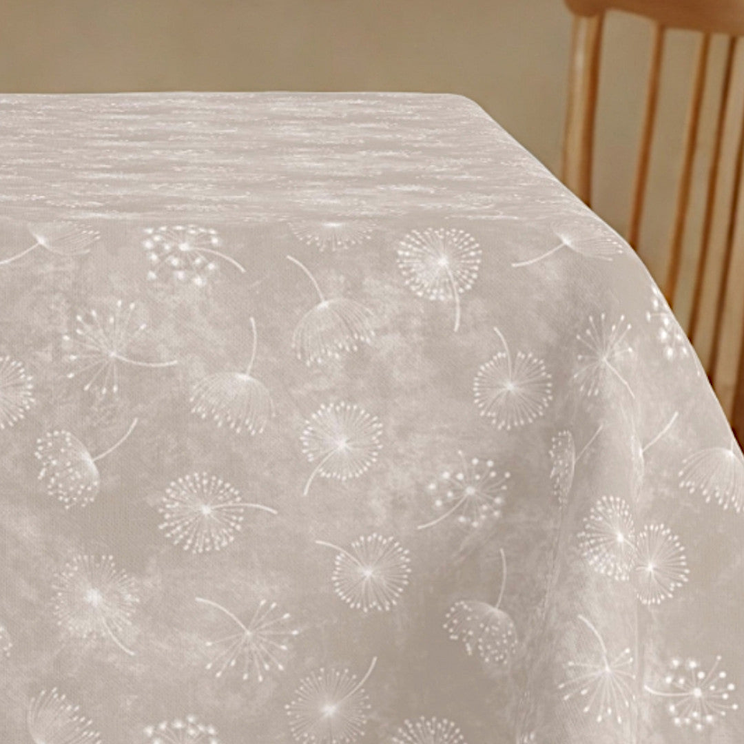 Miguel Angel Løvetand – Akryldug med let og luftig mælkebøttemotiv, hjørne