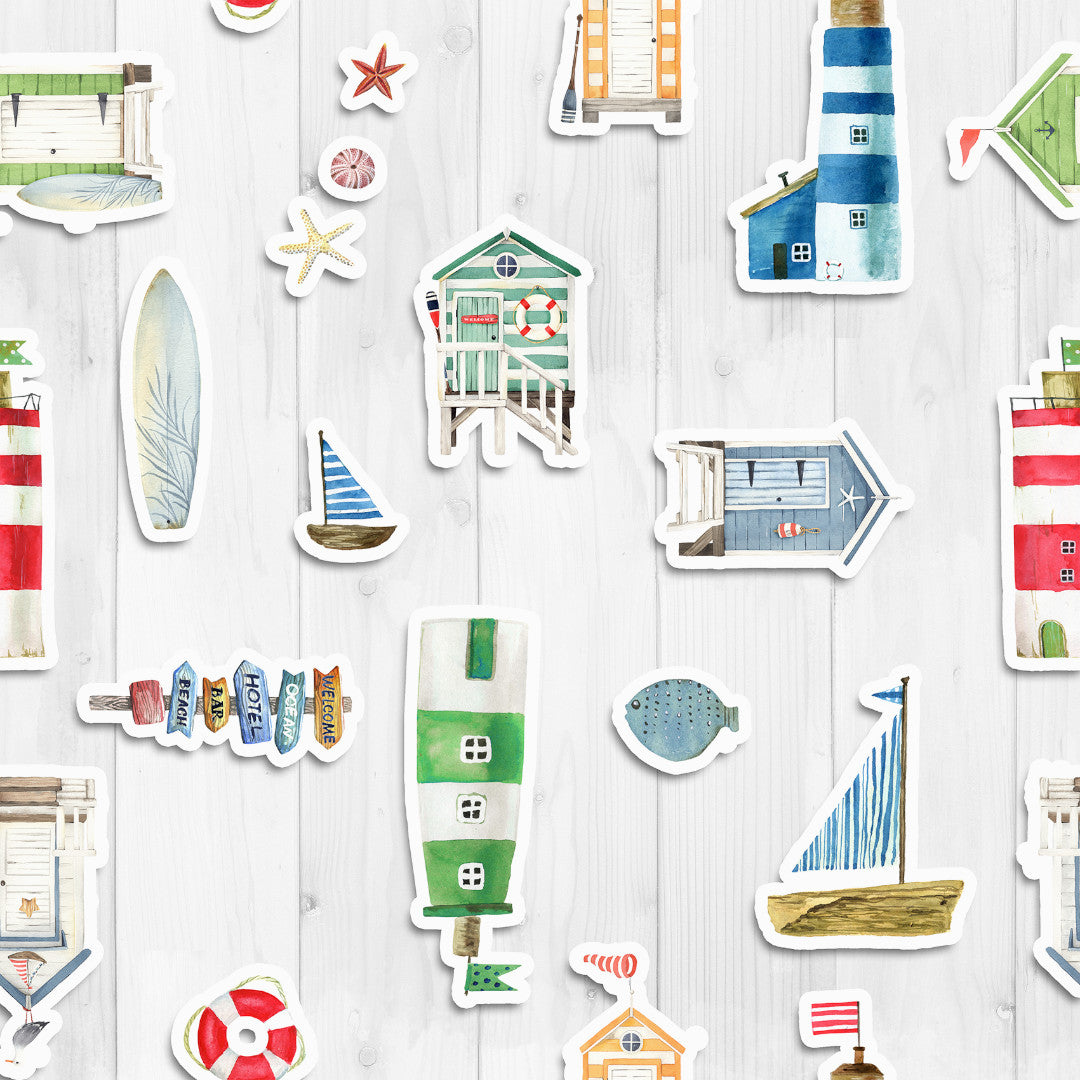 Moana – Akryldug med maritime motiver, mønster