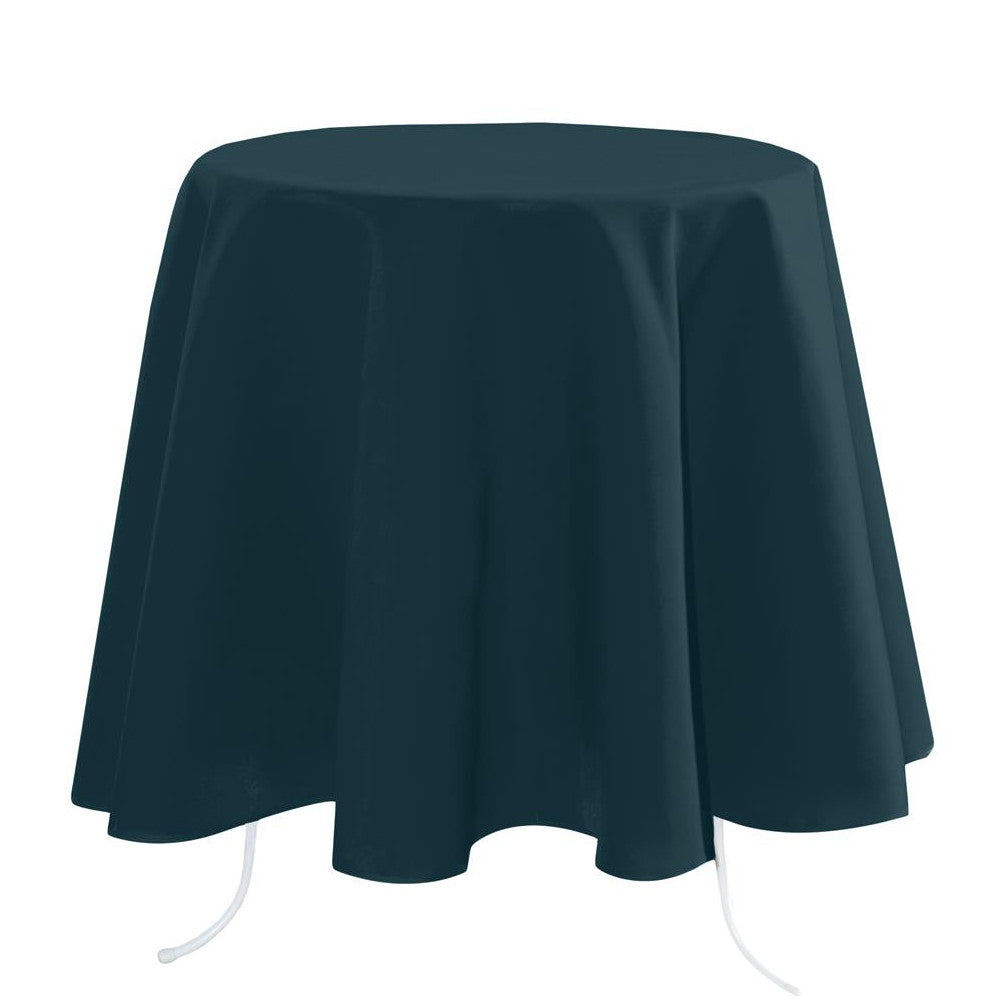 Nelson, ensfarvet rund stofdug Ø 180, Koboltblå