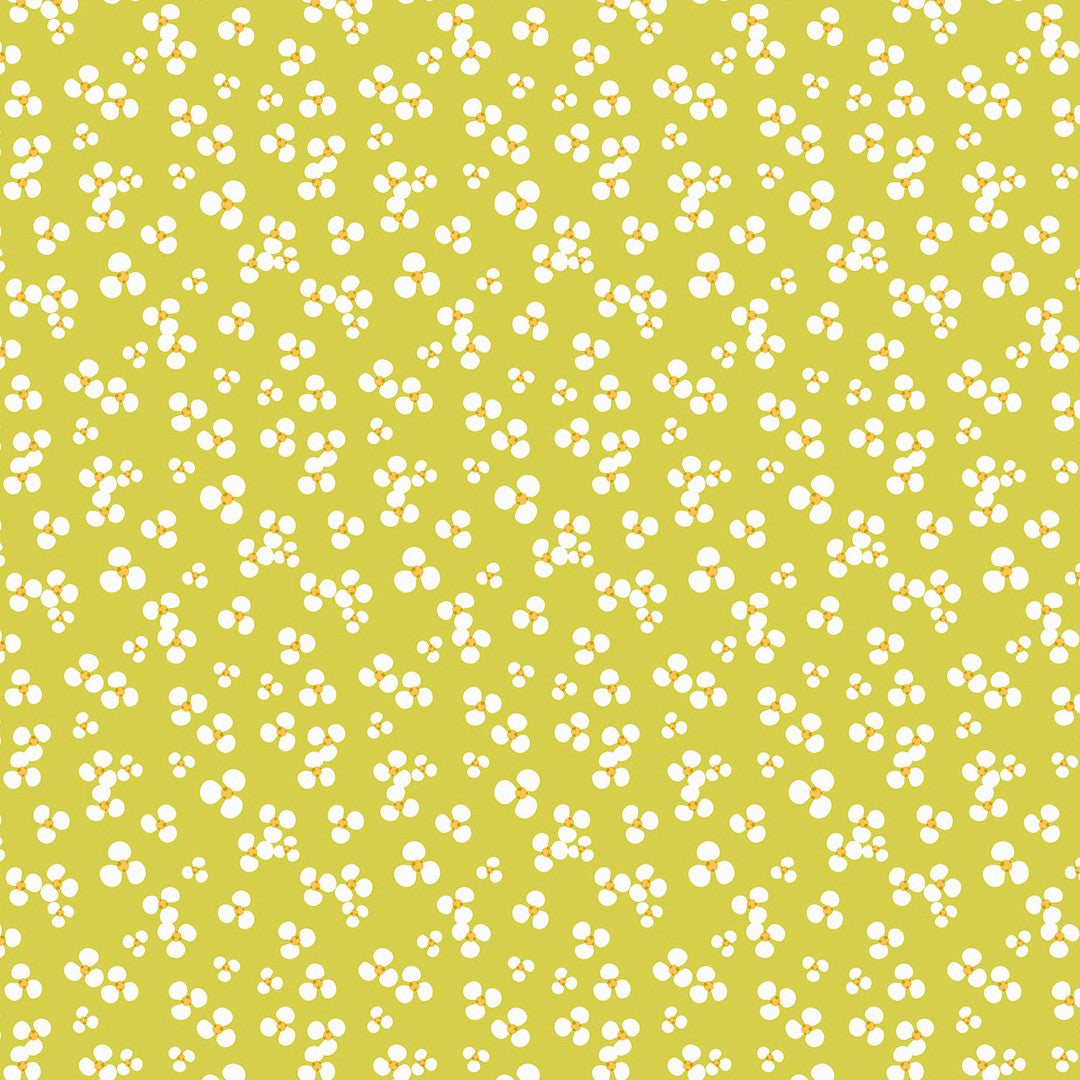 Niwa Bitter Lemon - Lola voksdug med små blomster, mønster