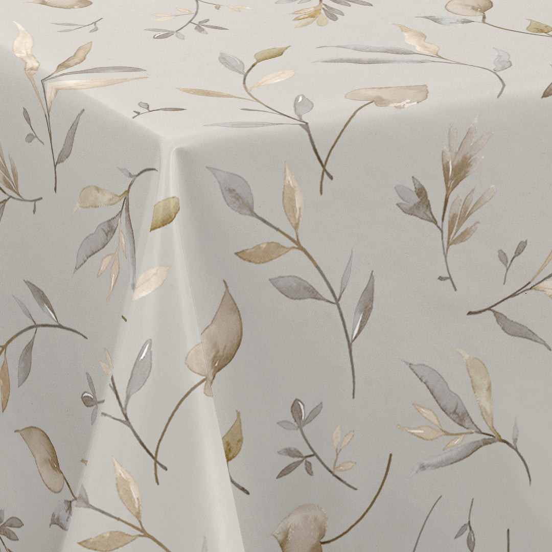 Nordfavn Canadian Poplar - Voksdug med let botanisk mønster, hjørne