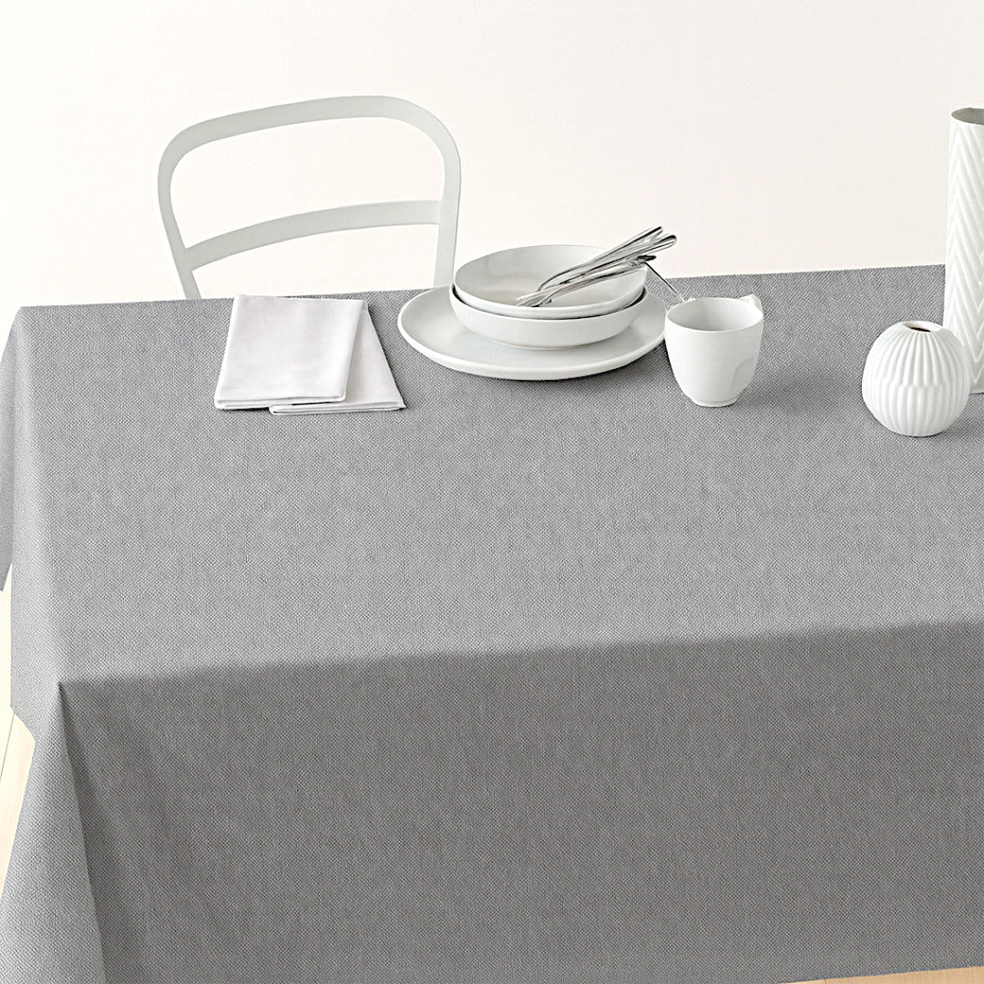 Nordfavn Dean Duegrå – Ensfarvet akryldug i hørlook