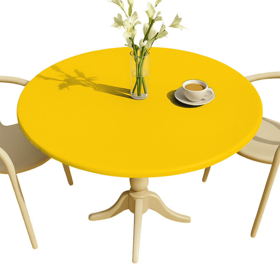 Nordfavn Uni Empire Gul - Ensfarvet halvblank voksdug