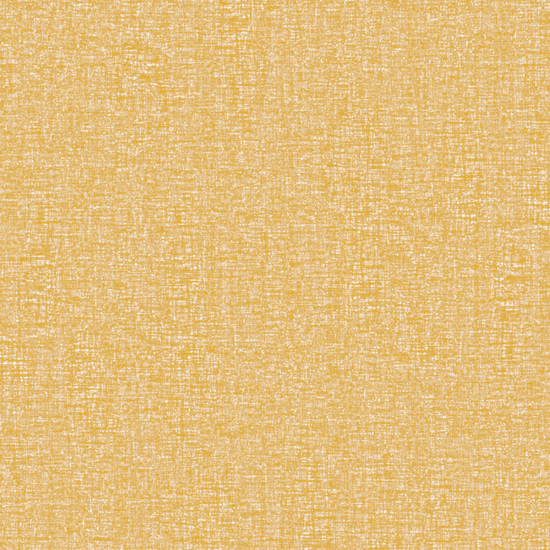 Nordfavn Fine Weave Mustard – Glat voksdug med diskret tekstiludtryk, mønster
