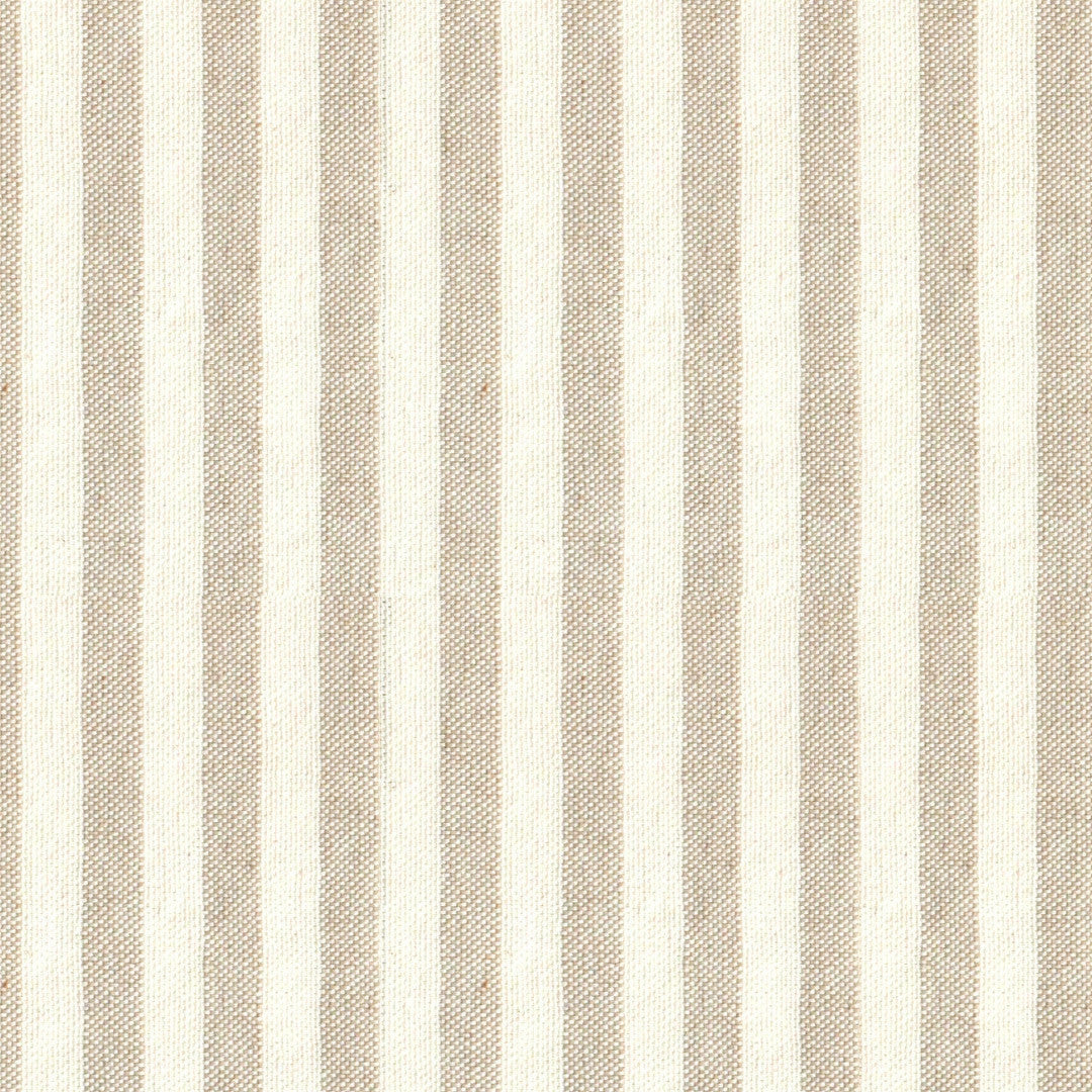 Nordfavn Ibiza Lys Sand – Akryldug med striber på tværs i hørlook