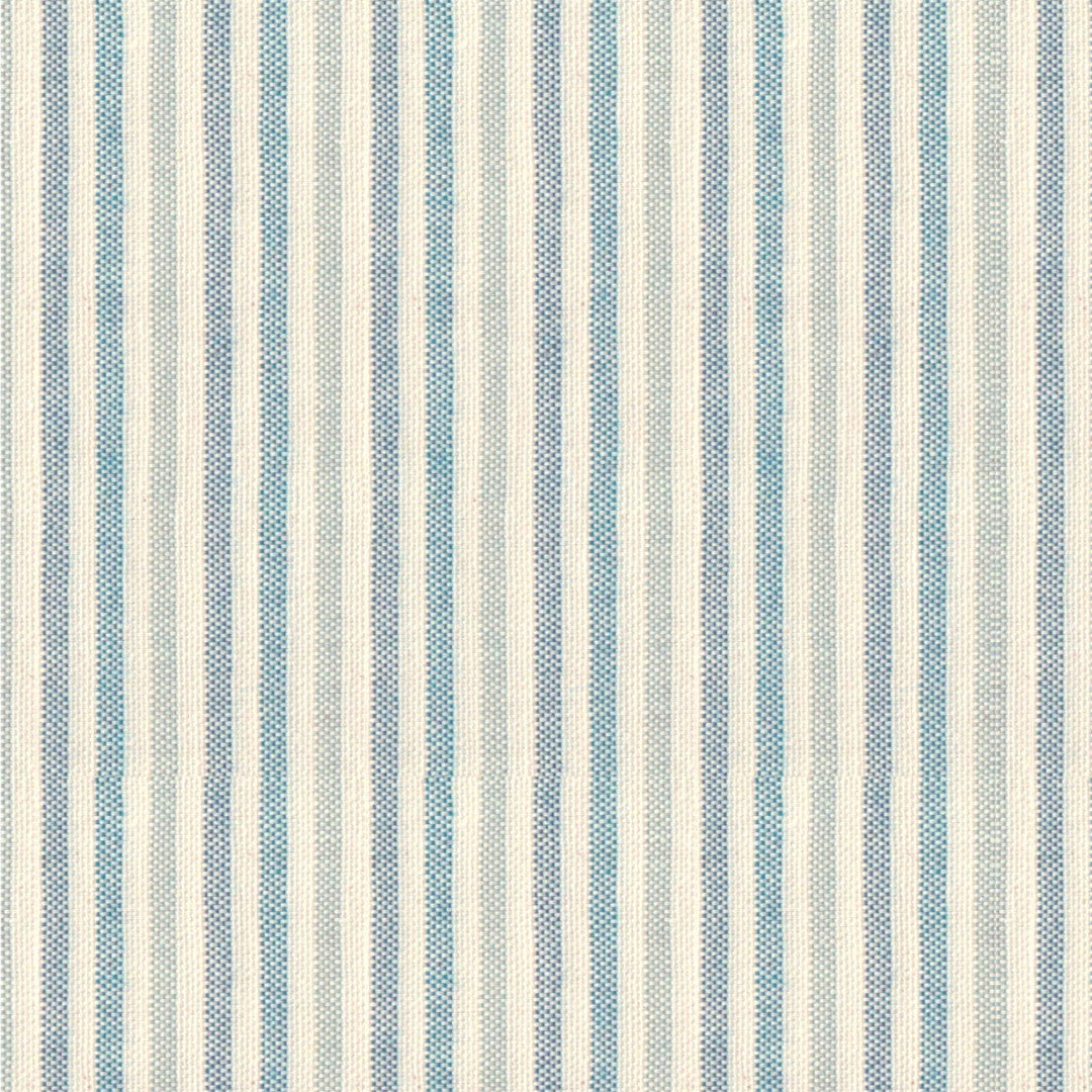 Nordfavn Pitiusa Havblå – Akryldug med små tværstriber