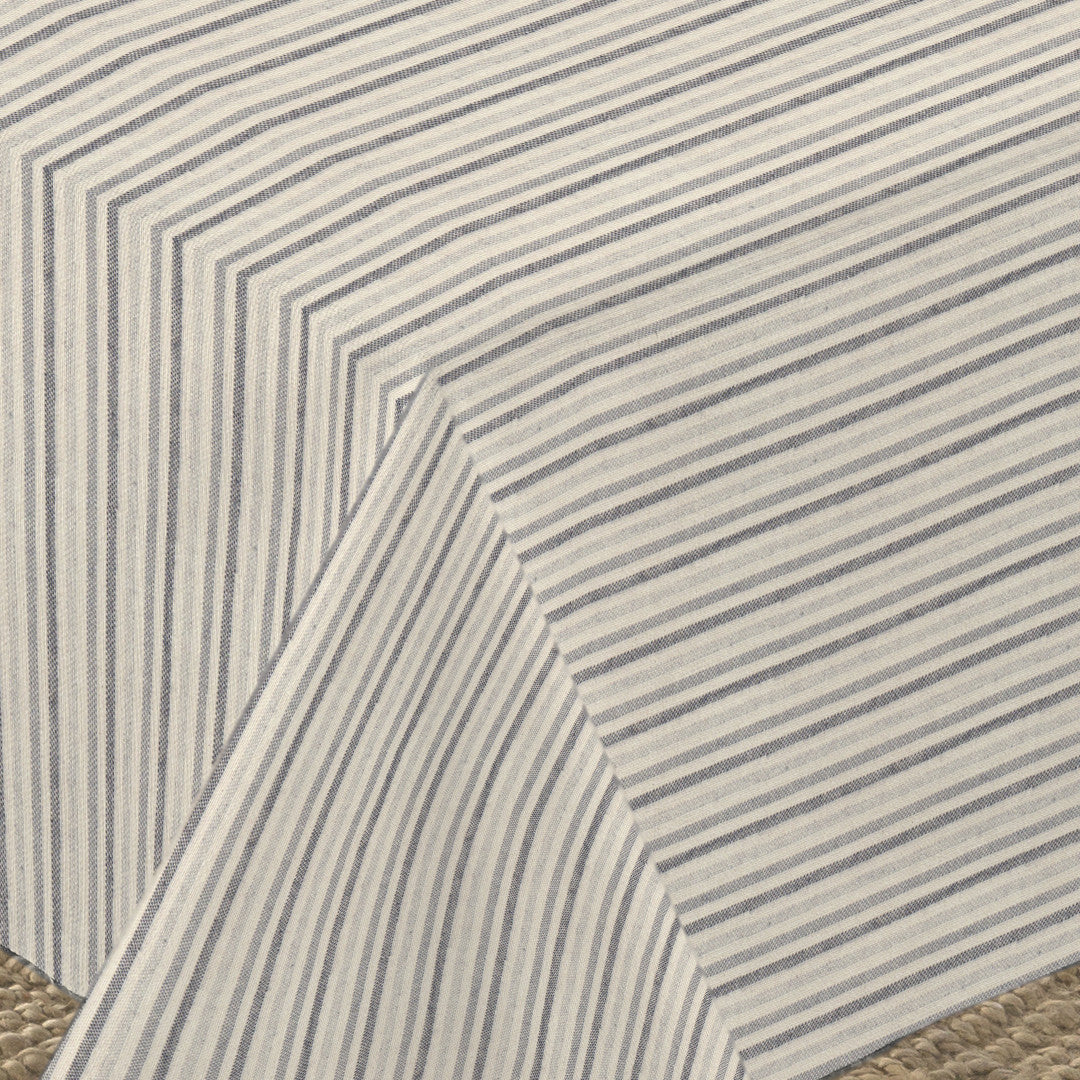 Nordfavn Pitiusa Skifergrå – Akryldug med små tværstriber, hjørne