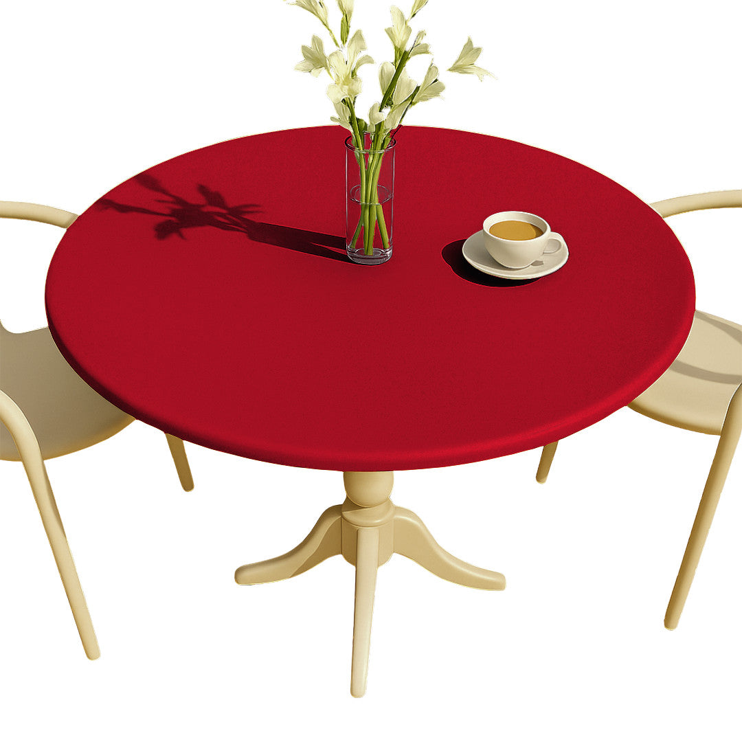 Nordfavn Uni Tango Rød - Ensfarvet halvblank voksdug