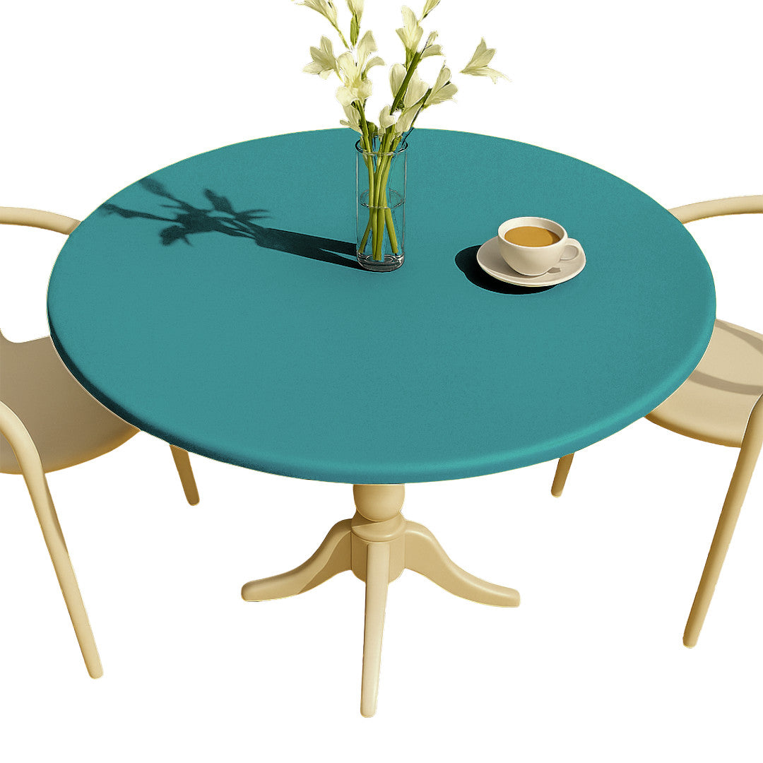 Nordfavn Uni Canard Blå - Ensfarvet halvblank voksdug